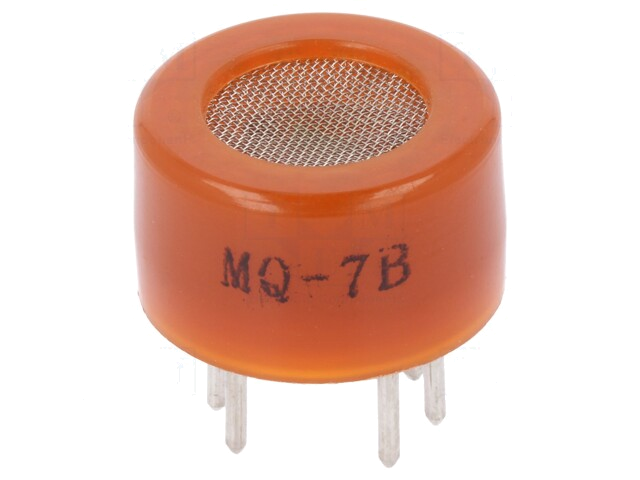 Sensor: gas; koolmonoxide (CO); Bereik: 10÷500ppm; MQ-7B Sensor: gas; koolmonoxide (CO); Bereik: 10÷500ppm; MQ-7B
